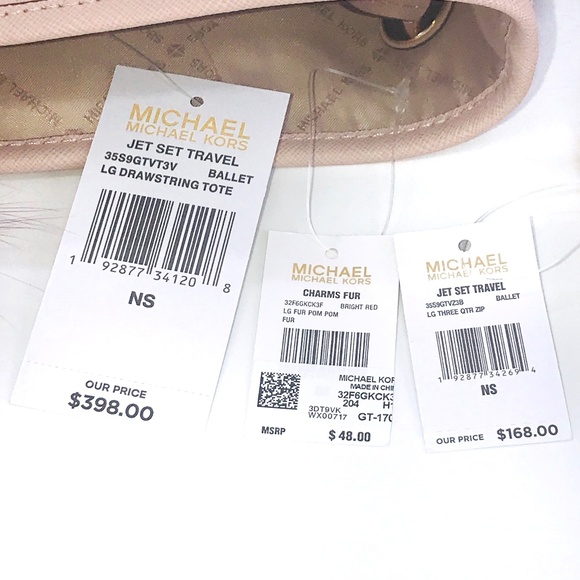 3PCS Michael Kors Drawstring Tote Wallet Charms - Picture 8 of 8